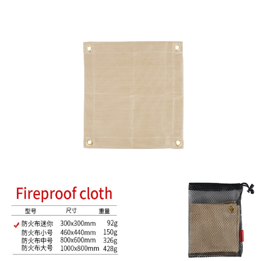 Fire Blanket Kitchen - ผ้าใยแก้วทนไฟ ทนความร้อนสูง 550 องศา ° ผ้าห่มกันไฟสำหรับตั้งแคมป์