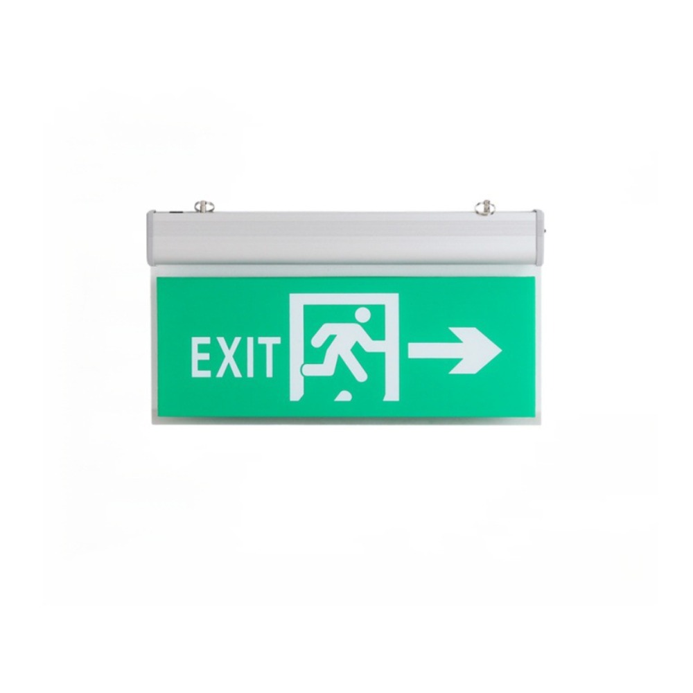 Emergency Exit Sign - ไฟฉุกเฉิน LED สำหรับธุรกิจ 110-240V ป้ายทางออก ป้ายความปลอดภัย