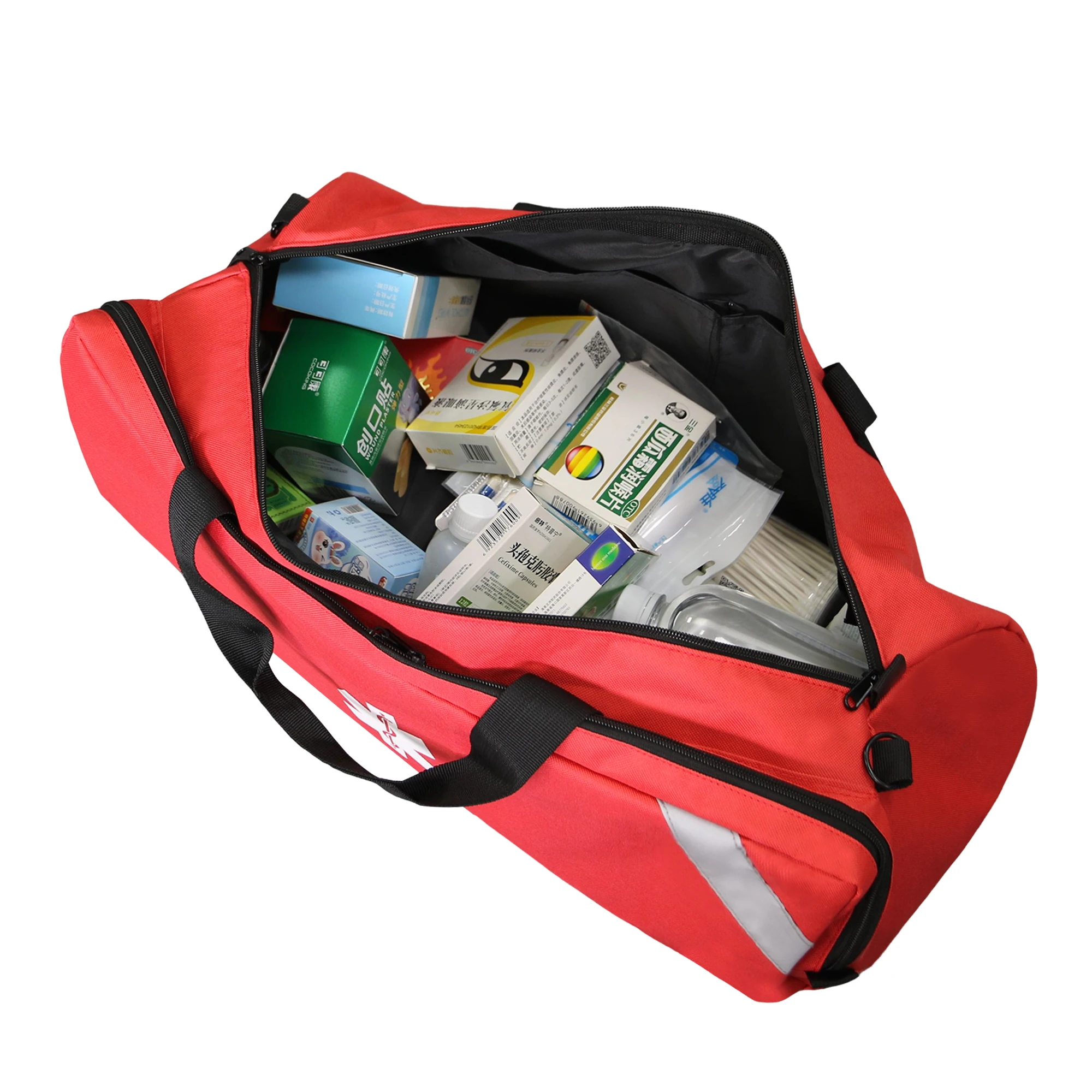 First Aid Bag Kit - ชุดปฐมพยาบาลทางยุทธวิธี กระเป๋าเก็บอุปกรณ์ช่วยชีวิตกลางแจ้ง กระเป๋าเปล่าสำหรับล่าสัตว์และตั้งแคมป์ กระเป๋าพกพาอเนกประสงค์