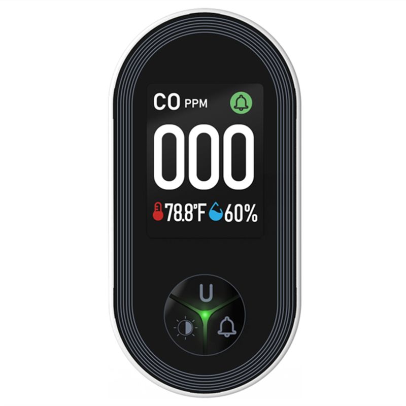 Co Detector Plug - A93PHOT! เซ็นเซอร์วัดอุณหภูมิและความชื้น เครื่องตรวจจับคาร์บอนมอนอกไซด์ จอแสดงผลแบบเสียบปลั๊ก 3in1 เครื่องตรวจจับ