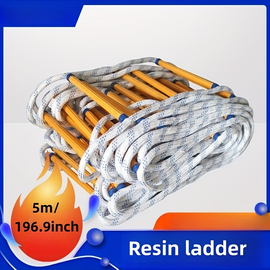 Fire Escape Ladder - 5 เมตร Fire Escape บันได Anti-Skid