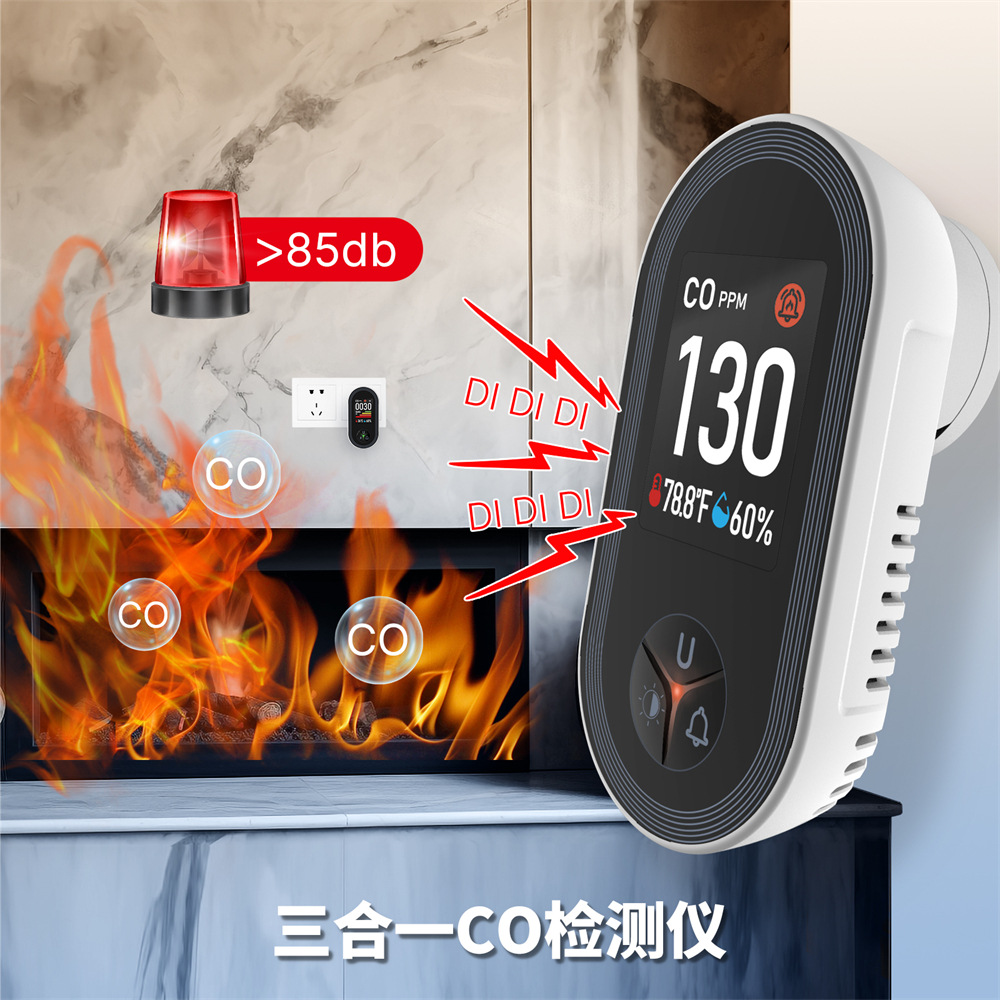 เครื่องตรวจจับก๊าซคาร์บอนมอนอก - Co Detector Plug บทวิจารณ์และราคา