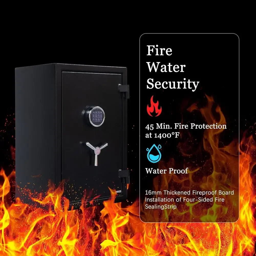 1400 ° ตู้เซฟปืนกันไฟพร้อมระบบ - Fire Safe Document บทวิจารณ์และราคา