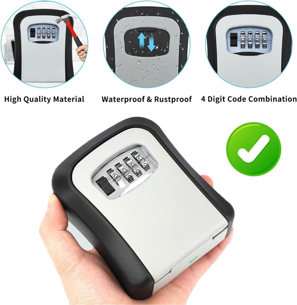 กุญแจปลอดภัยติดผนังกล่องล็อคกั - Lockbox Key Secure บทวิจารณ์และราคา