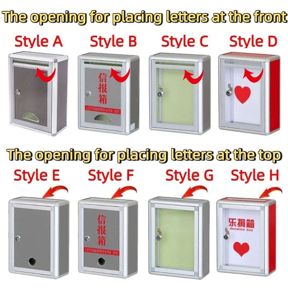 กล่องลงคะแนนแบบล็อคได้ ทำจากอล - Lockbox Key Secure บทวิจารณ์และราคา