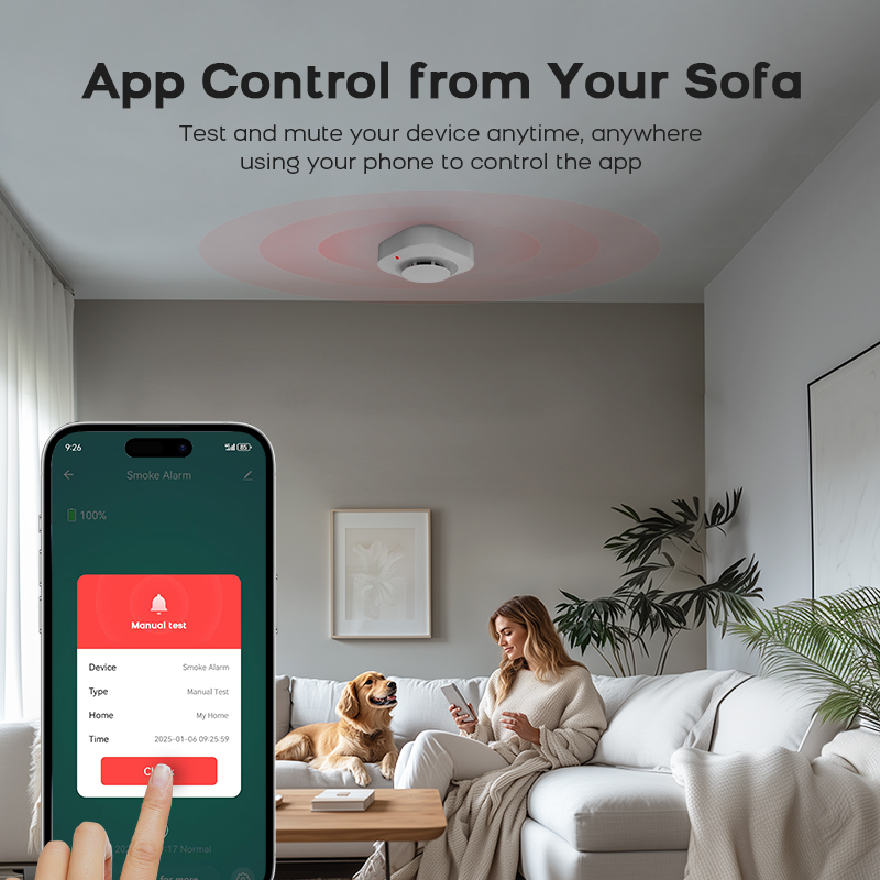 เครื่องตรวจจับควันแบบ ZIGBEE ส - Smoke Detector Interconnected บทวิจารณ์และราคา