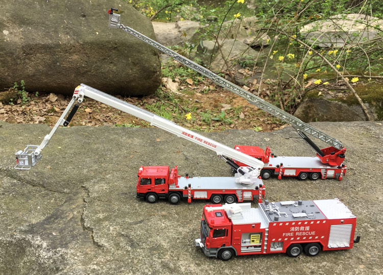 1:50อัลลอยยานพาหนะวิศวกรรม,จำล - Fire Escape Ladder บทวิจารณ์และราคา