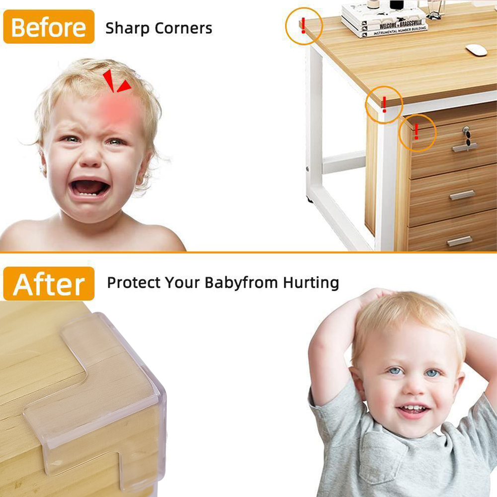 Baby Bump-proof โต๊ะมุมโปร่งใส - Outlet Cover Baby บทวิจารณ์และราคา
