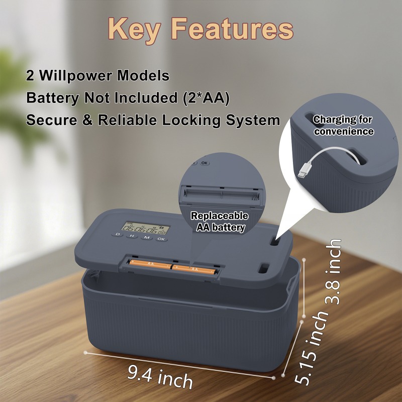 กล่องล็อคพร้อมตัวตั้งเวลา ตู้ล - Medicine Cabinet Lock บทวิจารณ์และราคา