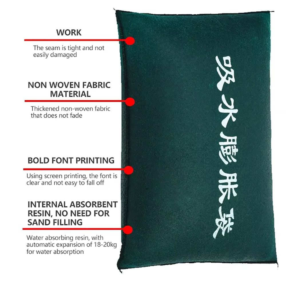 ถุงทรายดูดซับน้ำแบบใช้ซ้ำได้ 1 - Flood Barrier Bag บทวิจารณ์และราคา