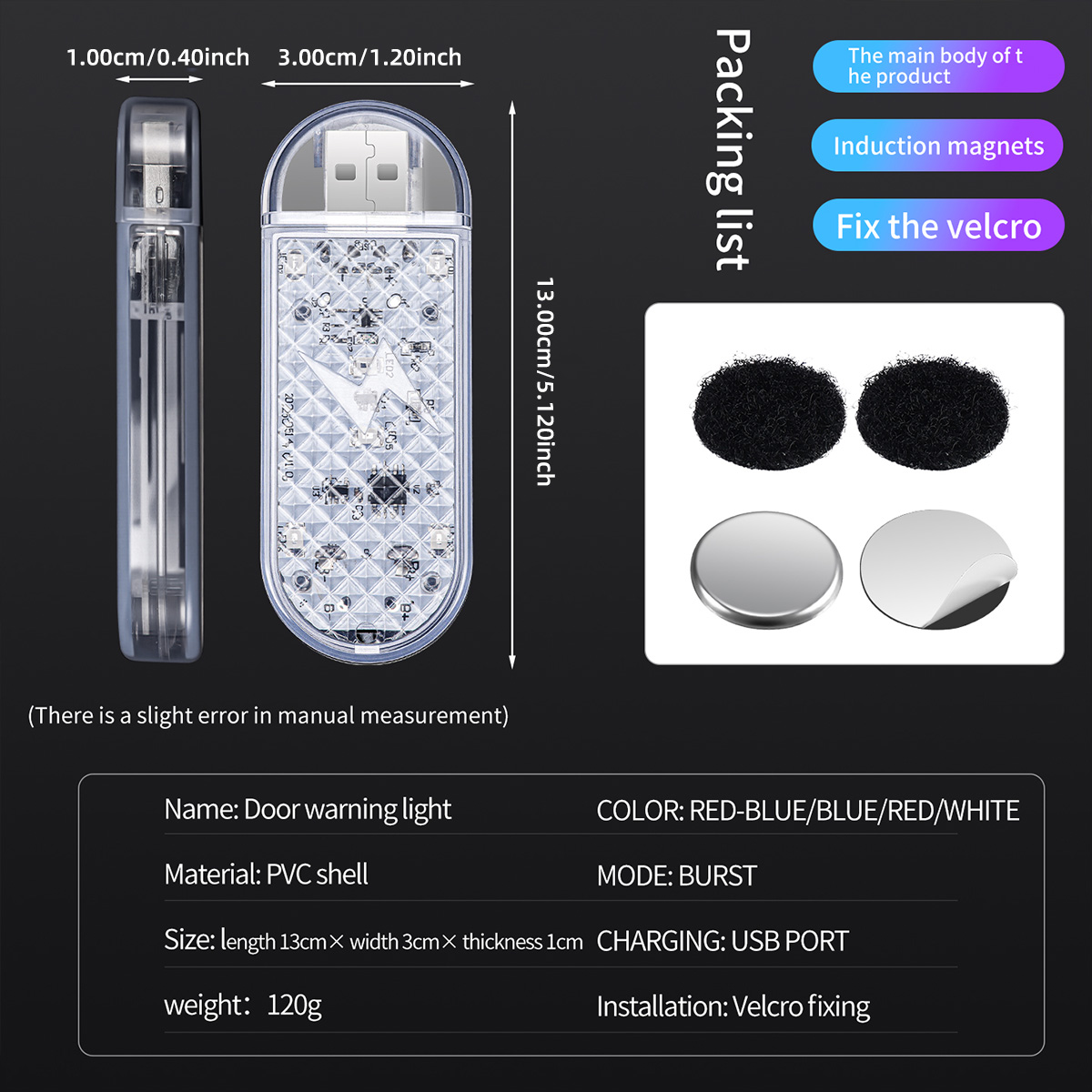 ไฟเตือน LED ติดประตูรถยนต์ 1/2 - Emergency Exit Sign บทวิจารณ์และราคา