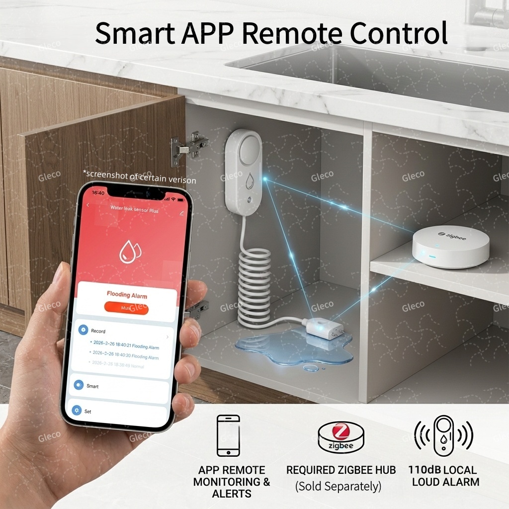 เซ็นเซอร์ตรวจจับน้ำรั่วซึม Zig - Water Alarm Sensor บทวิจารณ์และราคา