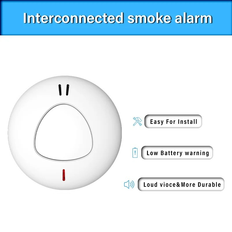 ระบบเตือนภัยความปลอดภัยบ้านอัจ - Smoke Detector Interconnected บทวิจารณ์และราคา