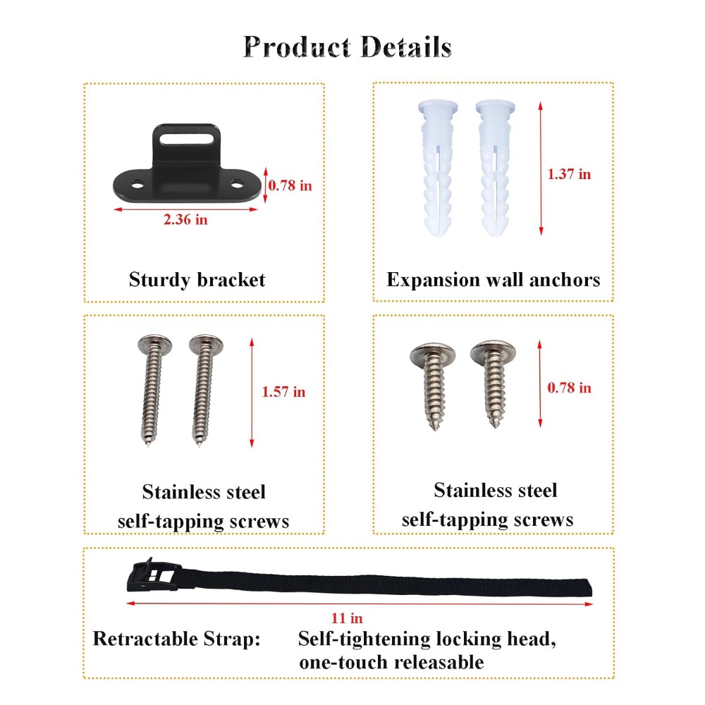 ชุดยึดเฟอร์นิเจอร์กันสั่นสะเทื - Earthquake Anchor Strap บทวิจารณ์และราคา