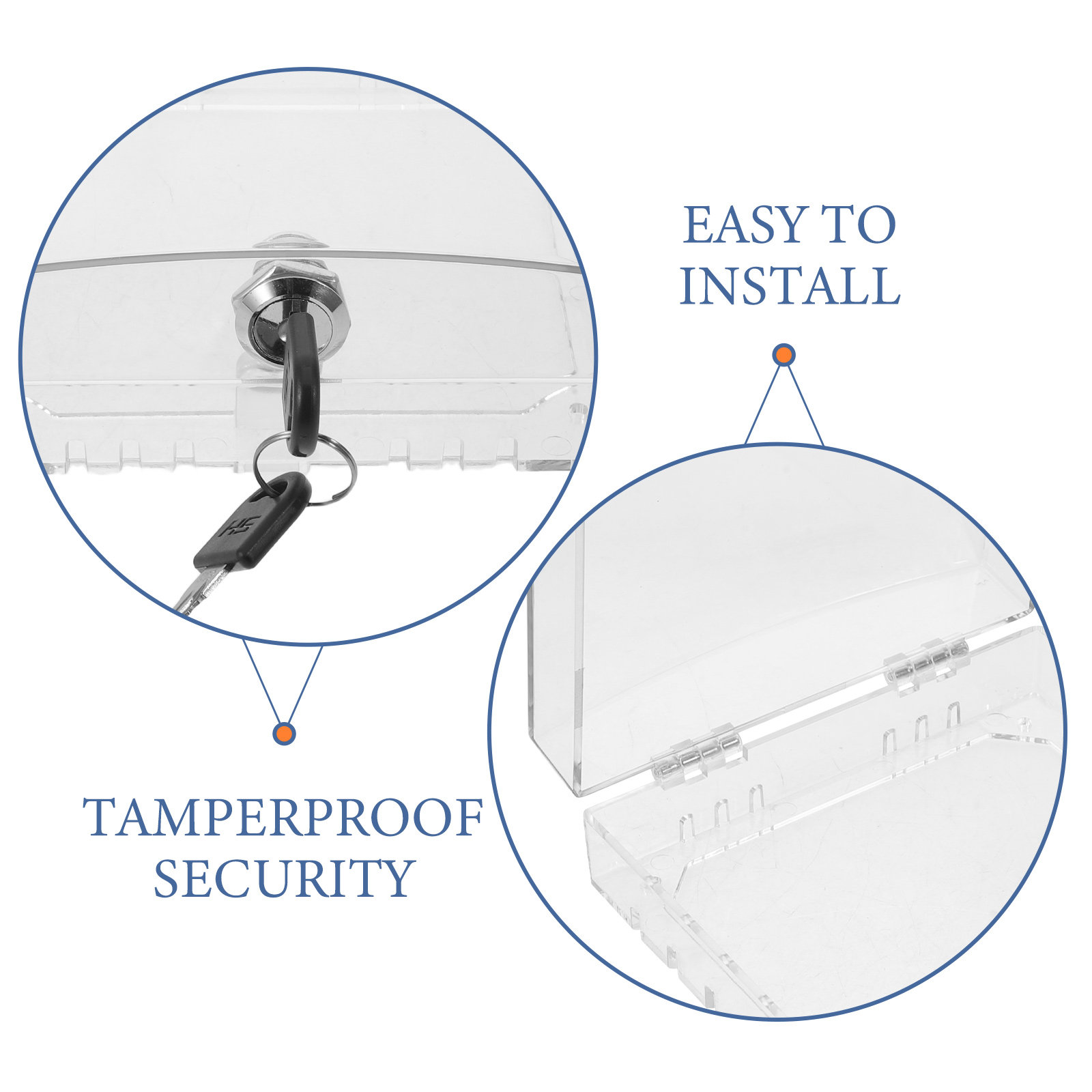 กล่องล็อคกุญแจอะคริลิคสำหรับเท - Lockbox Key Secure บทวิจารณ์และราคา