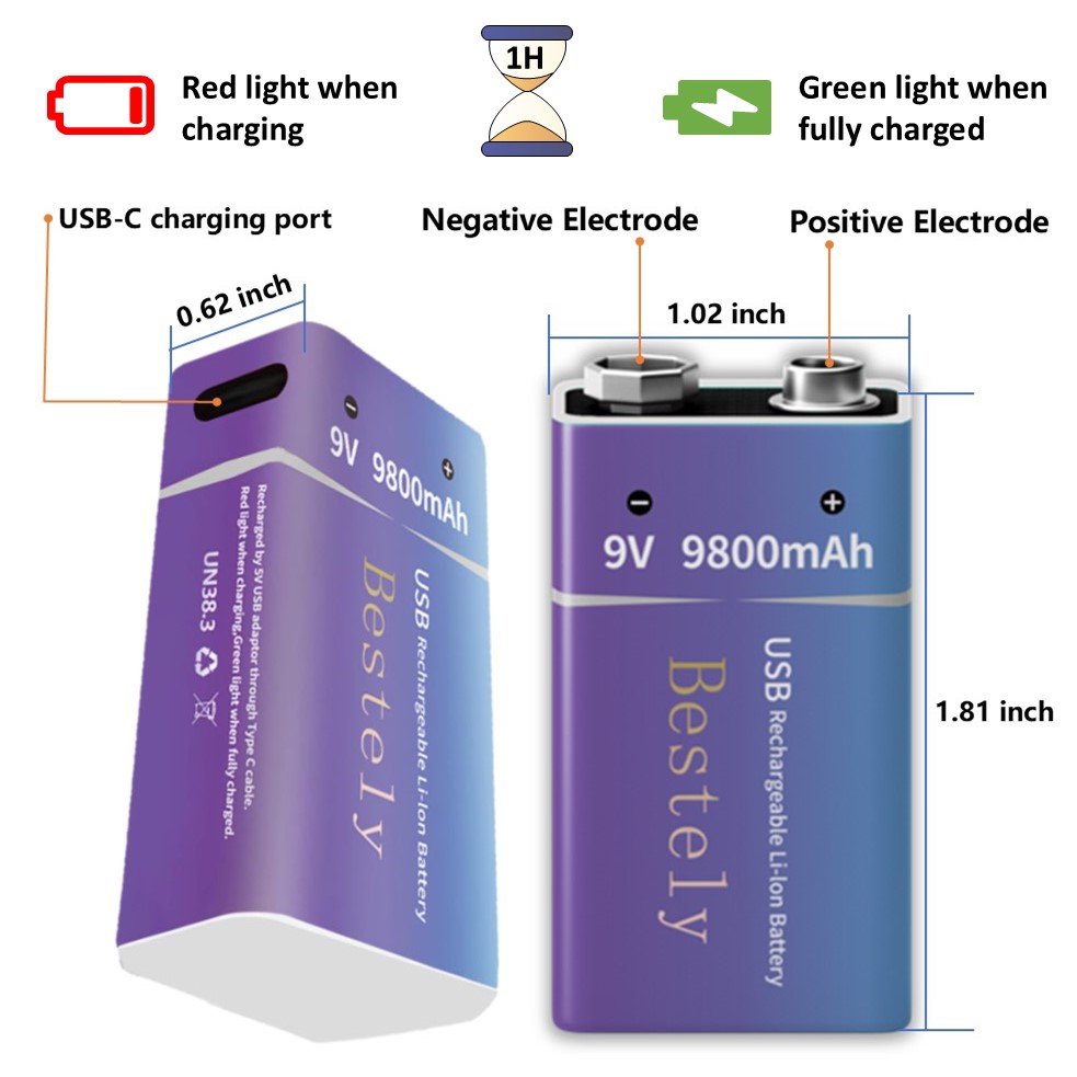 แบตเตอรี่ 9V แบบชาร์จได้, แบตเ - Smoke Detector Interconnected บทวิจารณ์และราคา