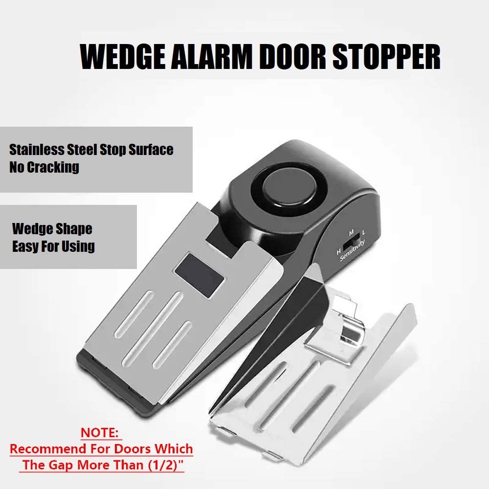 ตัวกันประตูแบบพกพา 1 ชิ้น เสีย - Door Stop Alarm บทวิจารณ์และราคา