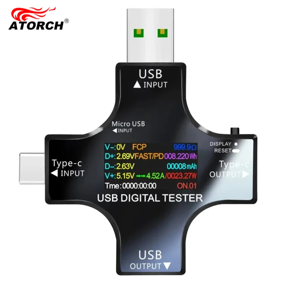 เครื่องทดสอบ USB DC Type-C PD  - Co Detector Plug บทวิจารณ์และราคา