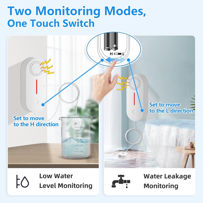 เครื่องตรวจจับน้ำ, เซ็นเซอร์น้ - Water Alarm Sensor บทวิจารณ์และราคา
