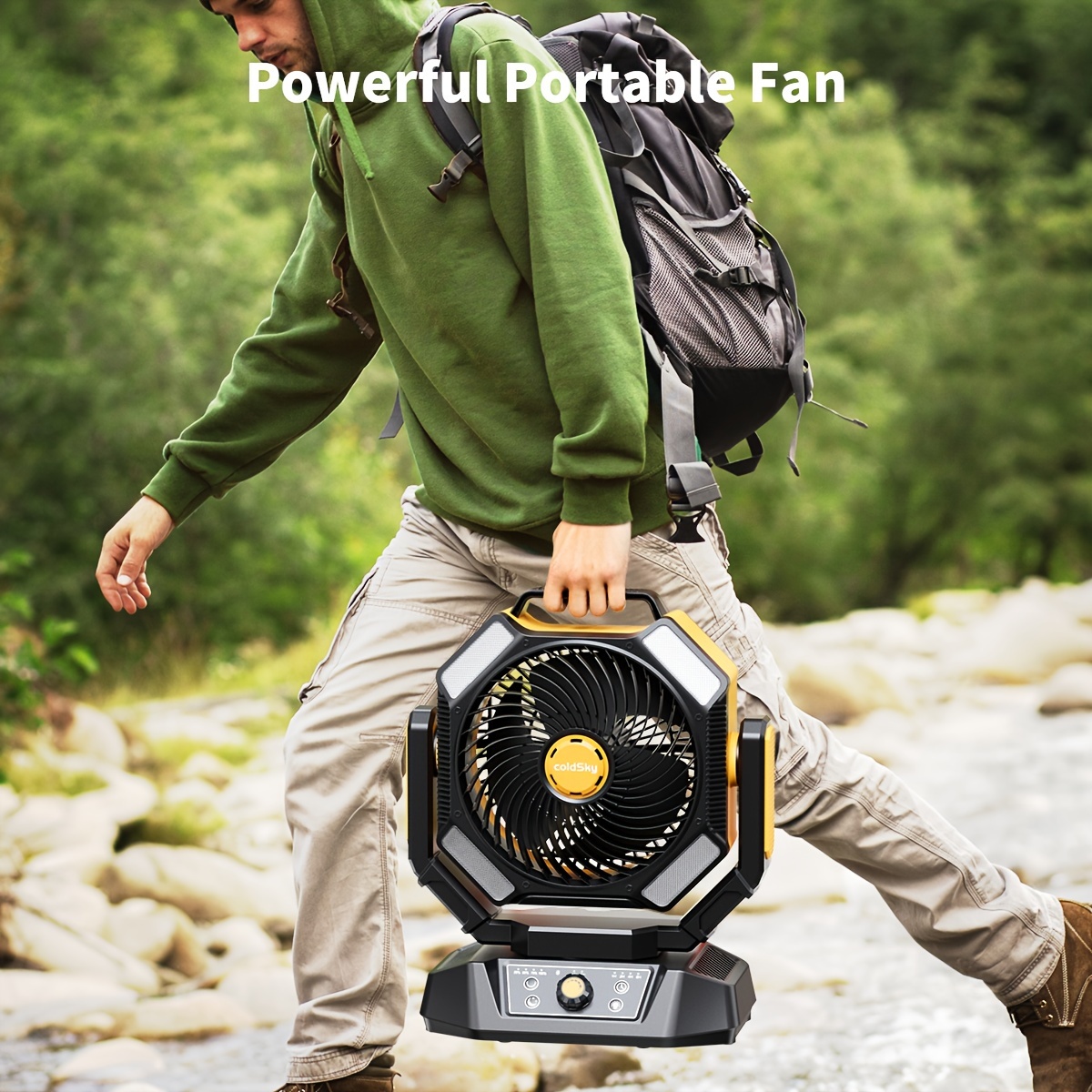 โคลด์สกาย พัดลมแคมป์ปิ้ง พัดลม - Power Outage Light บทวิจารณ์และราคา