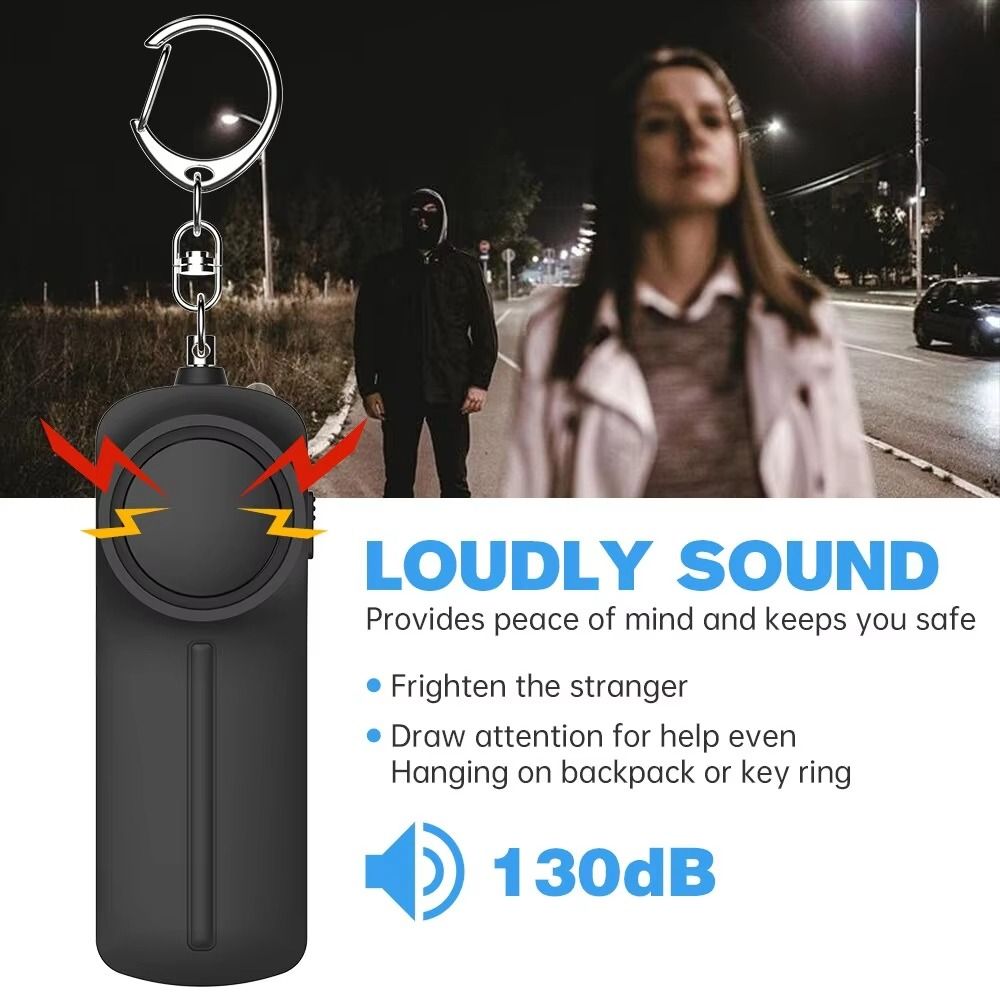 สัญญาณเตือนภัยส่วนตัวเสียงดัง  - Personal Alarm Keychain บทวิจารณ์และราคา