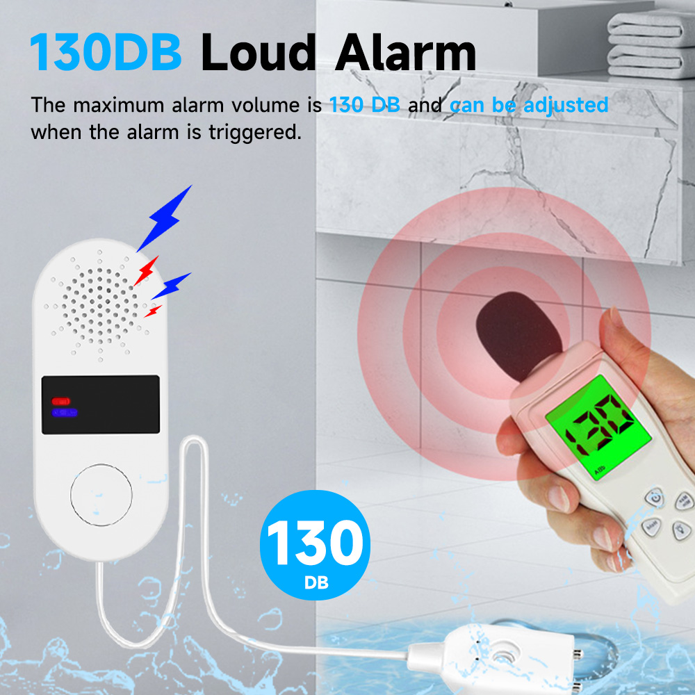 Tuya เครื่องตรวจรอยรั่วน้ำ Wi- - Water Alarm Sensor บทวิจารณ์และราคา