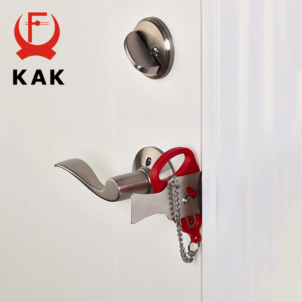 KAK แบบพกพาประตูล็อค Keyless A - Security Chain Door บทวิจารณ์และราคา
