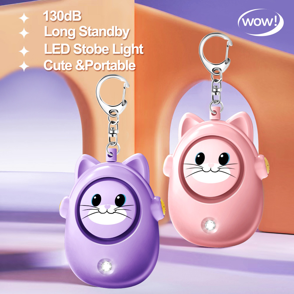 H8 2024 ใหม่น่ารักแมวปลุกส่วนบ - Personal Alarm Keychain บทวิจารณ์และราคา
