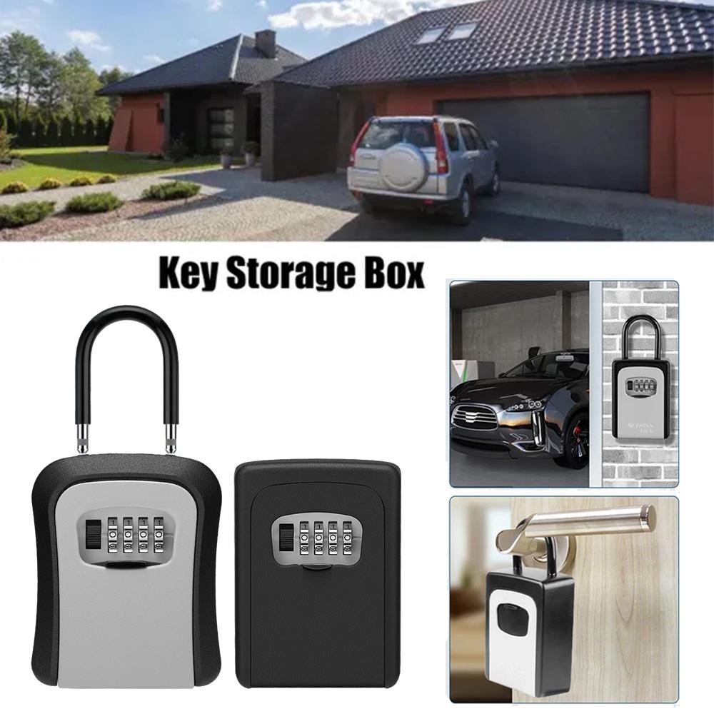 ติดผนังกล่องเก็บกุญแจแบบพกพากล - Lockbox Key Secure บทวิจารณ์และราคา