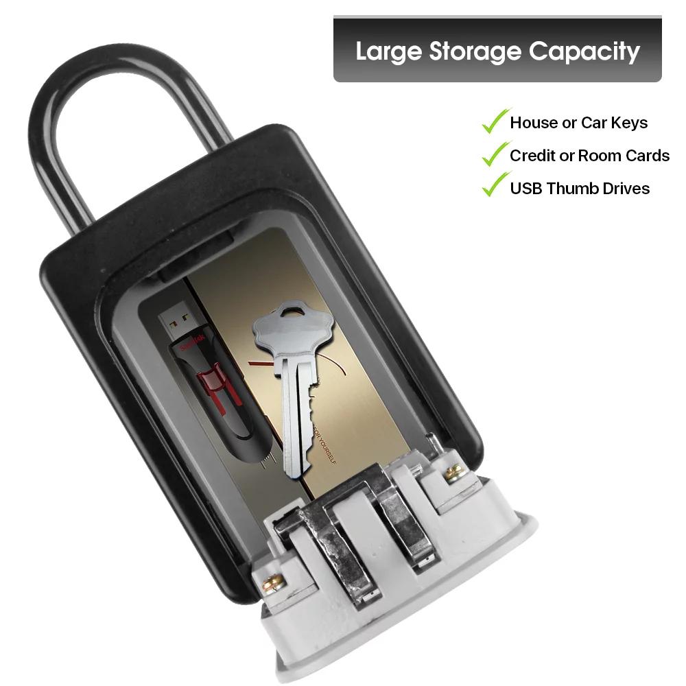 ติดผนังกล่องเก็บกุญแจแบบพกพากล - Lockbox Key Secure บทวิจารณ์และราคา