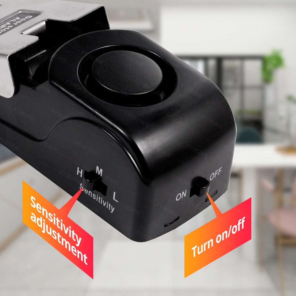 ระบบเตือนภัยประตูไร้สาย 125dB  - Door Stop Alarm บทวิจารณ์และราคา