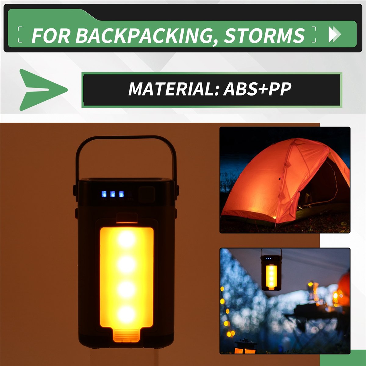 X08A โคมไฟตั้งแคมป์ LED แบบพับ - Power Outage Light บทวิจารณ์และราคา