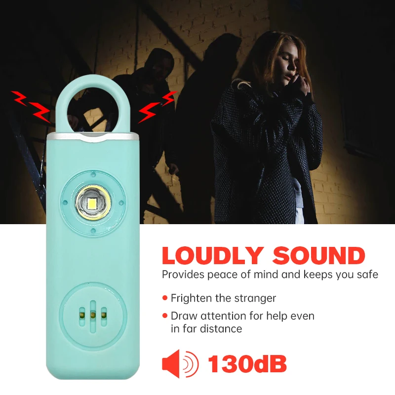 พวงกุญแจสัญญาณเตือนภัยส่วนบุคค - Personal Alarm Keychain บทวิจารณ์และราคา