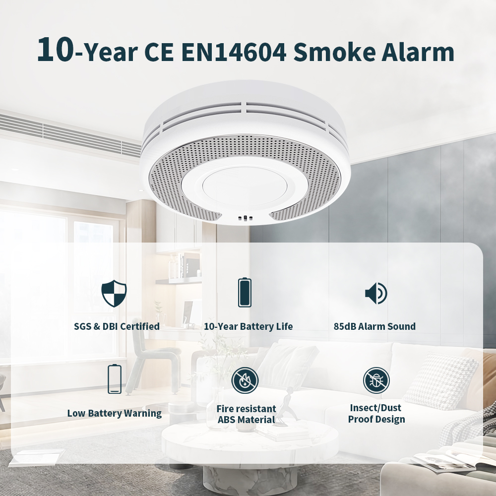เครื่องตรวจจับควันแบบสแตนด์อโล - Smoke Detector Interconnected บทวิจารณ์และราคา