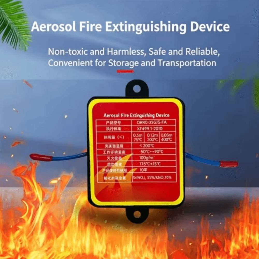 อุปกรณ์หน่วงไฟแบบดีไซน์สองสาย  - Fire Extinguisher Small บทวิจารณ์และราคา